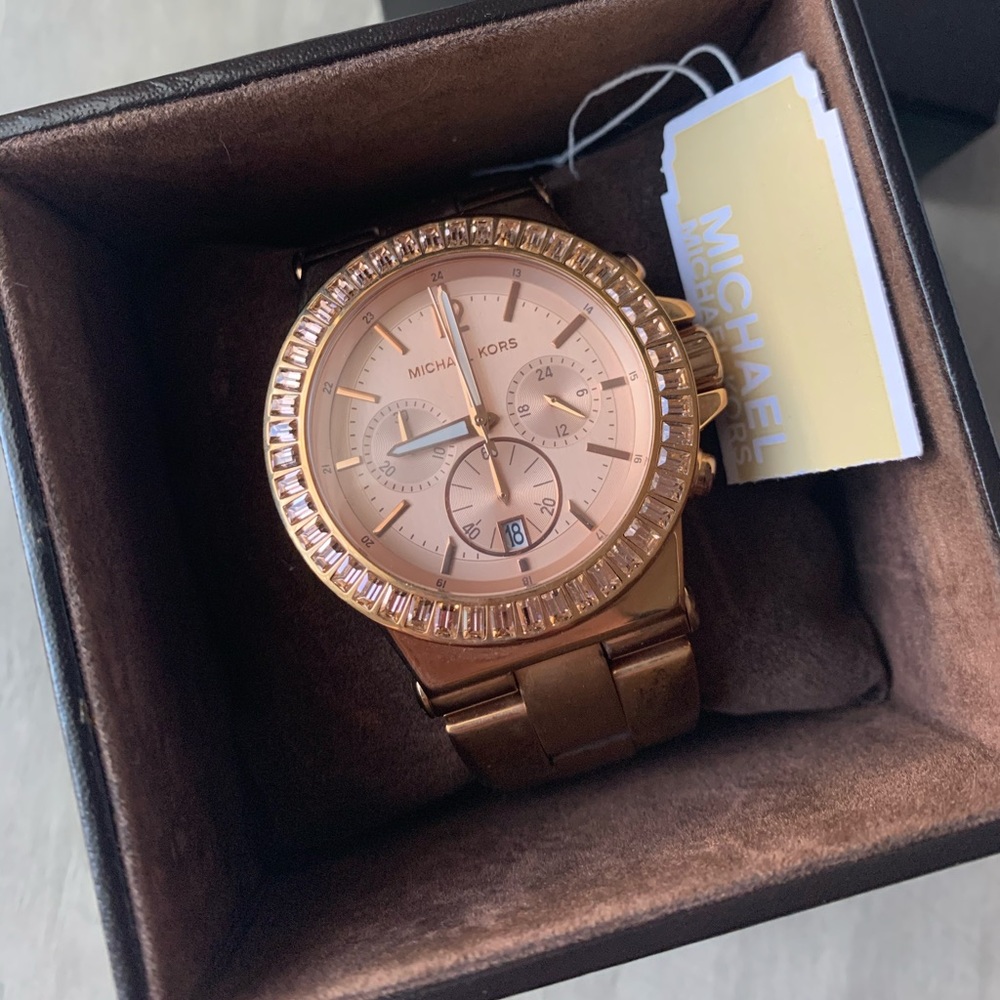 Michael Kors Rose Gold Watch MK5412 - Picture 1 of 5